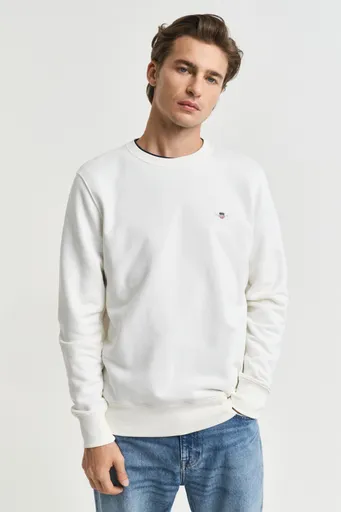 MIKINA GANT REG SHIELD C-NECK SWEAT EGGSHELL