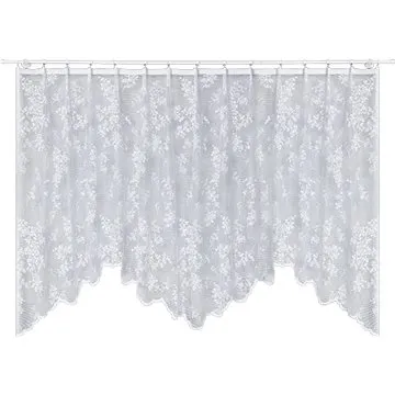 MyBestHome Dekorační oblouková krátká záclona NADIA bílá 300x150 cm (5903754809958)