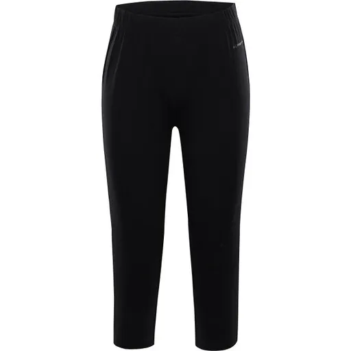 ALPINE PRO DEWESA Dámské capri kalhoty, černá, velikost
