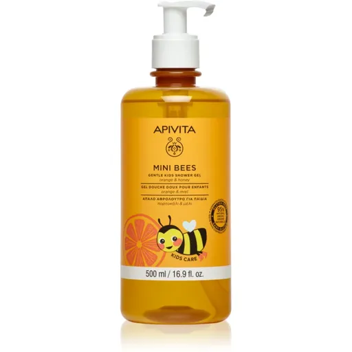 Apivita Mini Bees Gentle Kids Shower Gel Orange&Honey sprchový gel na tělo a vlasy pro děti 500 ml