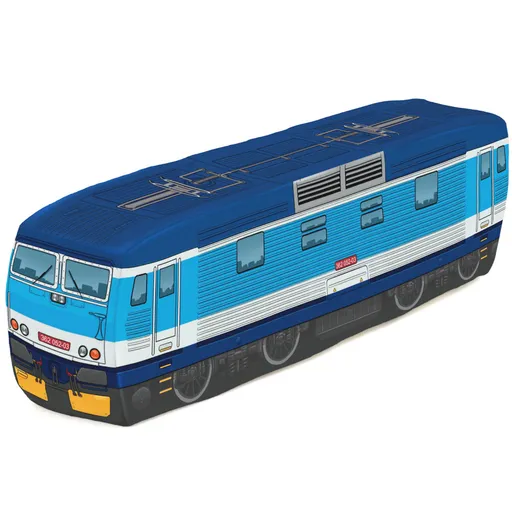 Plyšový vláček – lokomotiva 371 (modrá)