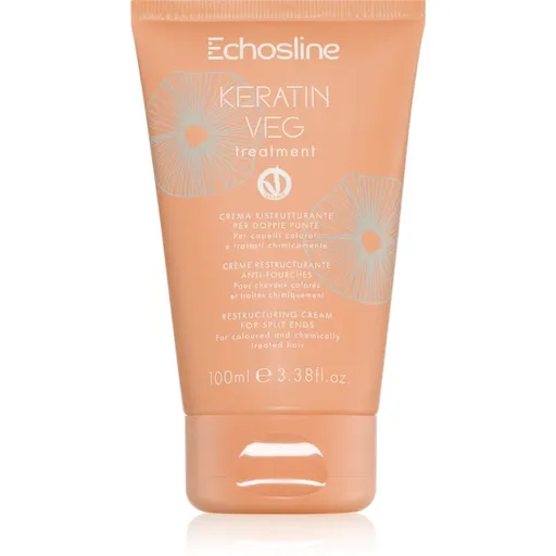 Echosline Keratin veg Treatment krém na roztřepené konečky vlasů 100 ml