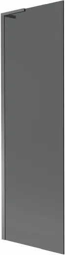 MEXEN/S Next L vanová zástěna FIX 60 x 150, grafit, grafit metal 895-060-000-03-40-95