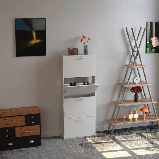 Botník VCM „Sulos L“, bílý