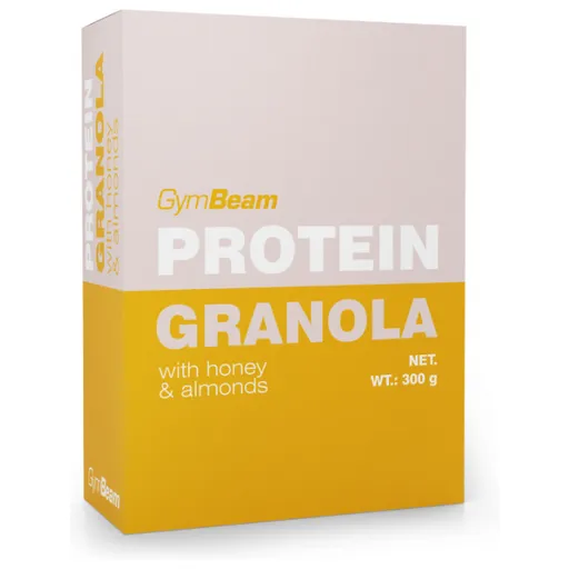 GymBeam PROTEIN GRANOLA 300 G MED + MANDLE Proteinová snídaně, , velikost 300 G