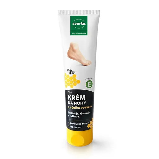 Krém na nohy se včelím voskem