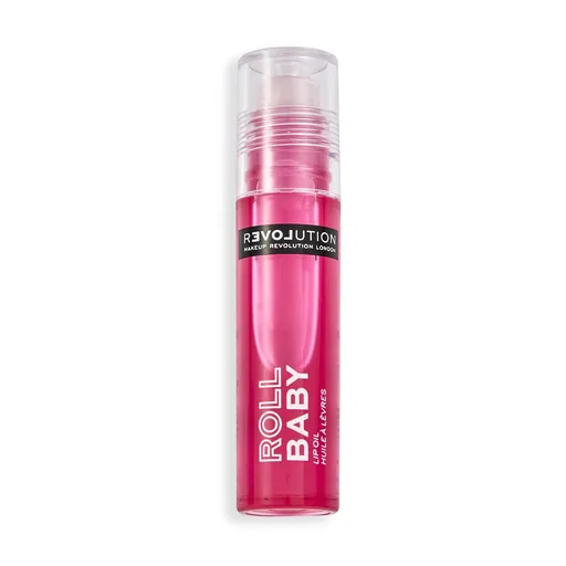Revolution Tónovací olej na rty Relove Roll Baby (Lip Oil) 5 ml Papaya