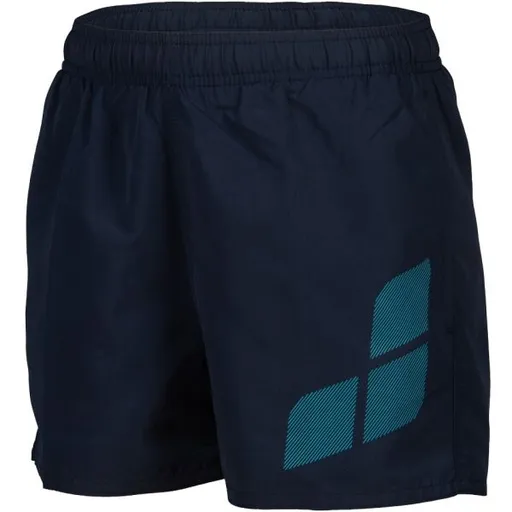 Arena BEACH SHORT LOGO JR Chlapecké sportovní šortky, tmavě modrá, velikost 10-11Y
