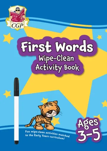 First Words Wipe-Clean Activity Book for Ages 3-5 (with pen) - CGP Books