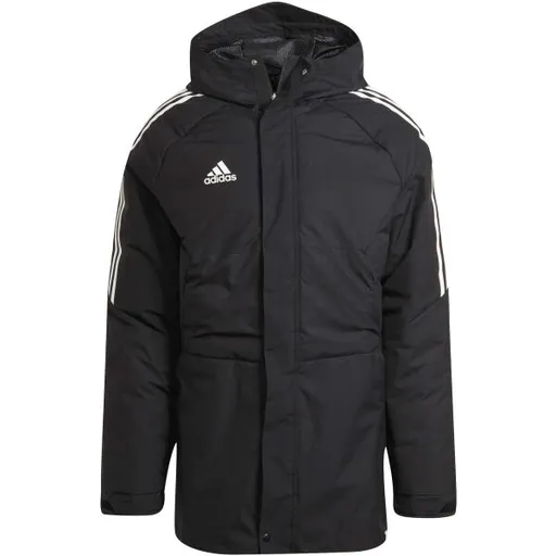 adidas CONDIVO 22 STADIUM PARKA Pánská fotbalová bunda, černá, velikost XXL