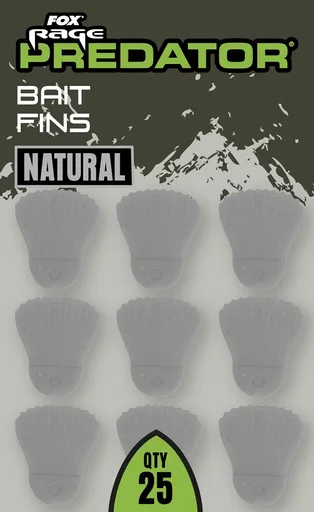 Fox rage predator ploutvičky bait fins natural 25 ks