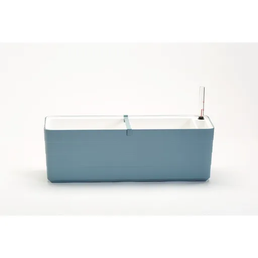 Plastia Samozavlažovací truhlík Berberis 60, šedomodrá + bílá, 60 cm