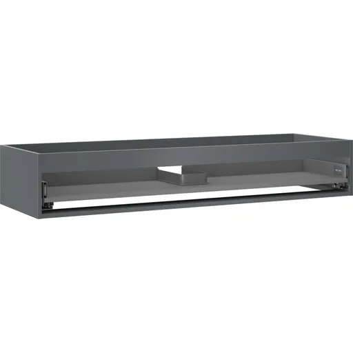 MEXEN Box-A skříňka pro umyvadlo 140, 1 šuplík, grafit mat 91AX0-1400-235-1-66