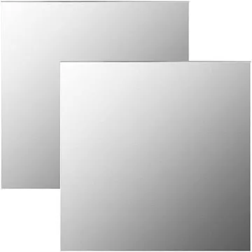 Nástěnná zrcadla 2 ks 50 x 50 cm čtvercová sklo 3051622 (3051622)