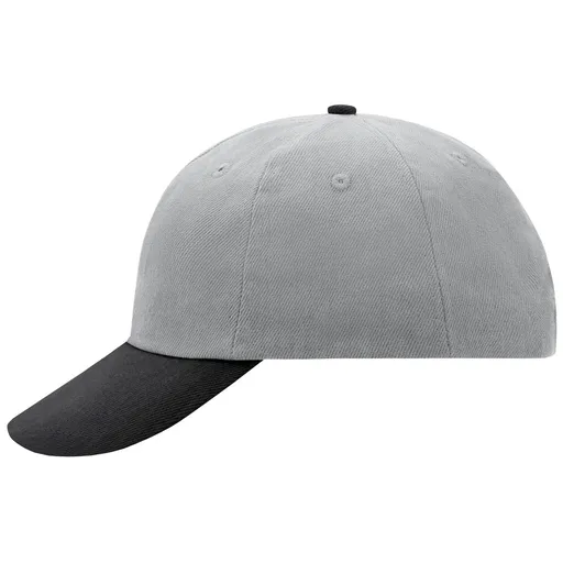Myrtle Beach (Daiber) Reklamní kšiltovka 6 panelová MB6111 - Světle šedá / černá | uni