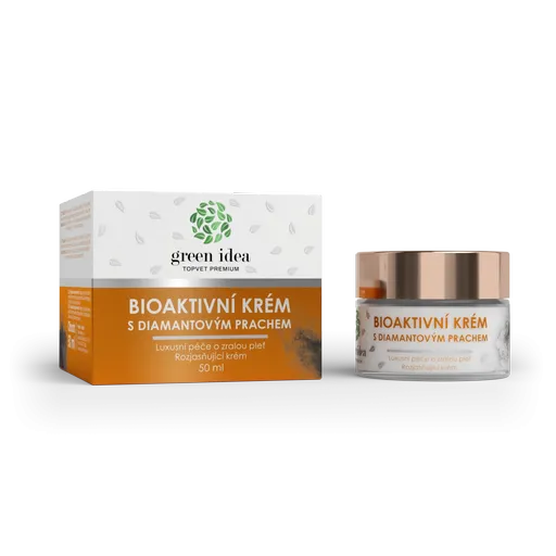 Bioaktivní krém s diamantovým prachem 50 ml - Green idea