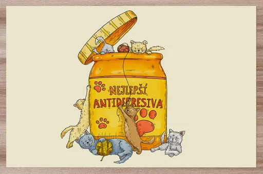 Prostírání Antidepresiva – kočka