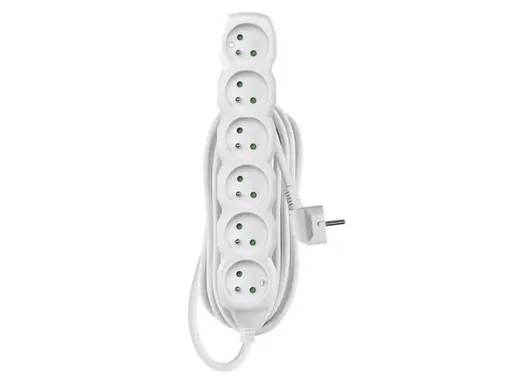 Prodlužovací přívod 6 zásuvek 5m EMOS P0615