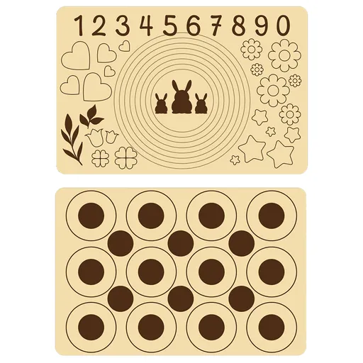 Silikonový vál na těsto TORO 60x40cm s potiskem