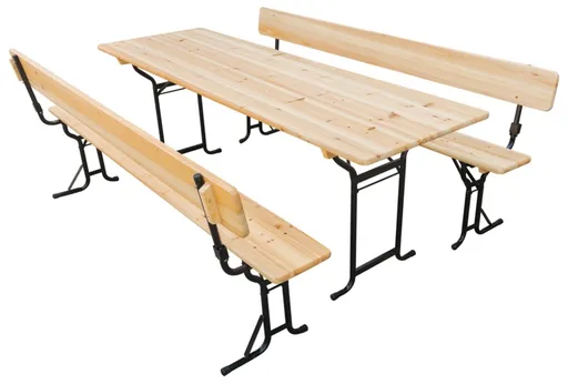 Zahradní pivní set skládací 220 cm