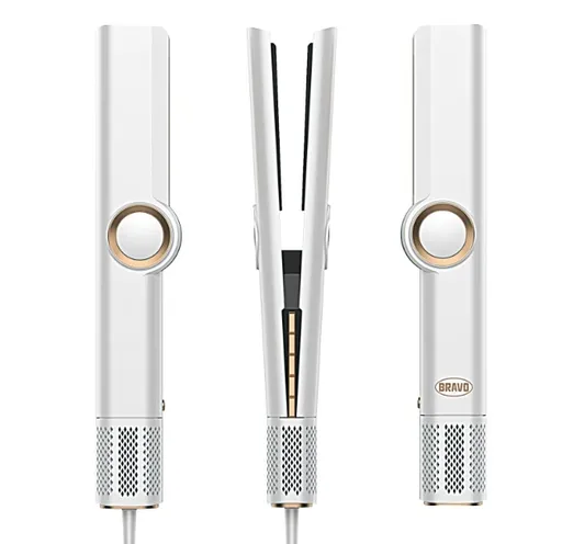 Bravo Profi žehlička na vlasy B-5004 Perfetta s BLDC motorem a fénem Barva: Bílá