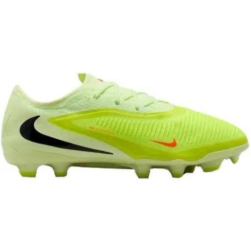Nike JR PHANTOM 6 LOW PRO FG/MG Dětské kopačky, světle zelená, velikost 37.5