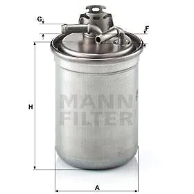 MANN-FILTER WK823/3x pro vozy SEAT;SKODA;VW (WK823/3x)