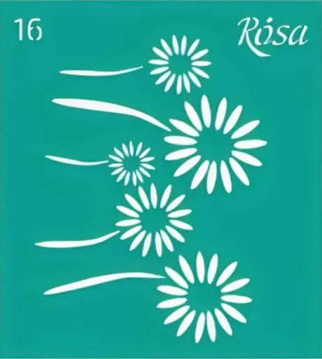 Šablona opakovatelně samolepicí 9x10cm – 16