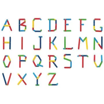 Merkur Abeceda s magnetickou podložkou, 616 dílů (8592782040418)