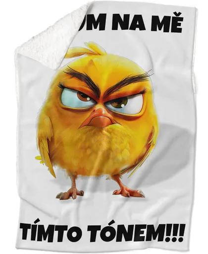 Deka Nečum na mě – kanár (Podšití beránkem: ANO)