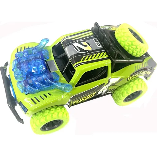 Alltoys Auto se zvukem a světlem (1 : 36 ) zelená kola