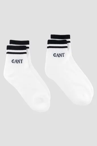 PONOŽKY GANT STRIPE ANKLE SPORT SOCKS 2-PACK MARINE