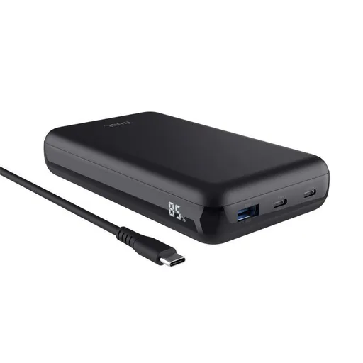 TRUST Powerbanka pro Notebook 100W, 2xUSB-C, 1xUSB - 20000mAh