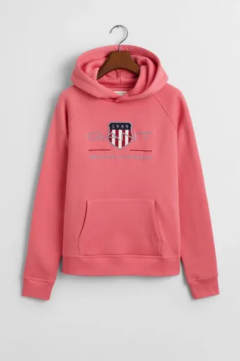 MIKINA GANT ARCHIVE SHIELD HOODIE BLUSH PINK