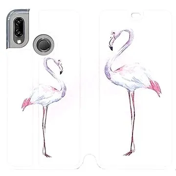 Flipové pouzdro na mobil Huawei P20 Lite - M005S Plameňáci (5903226257096)