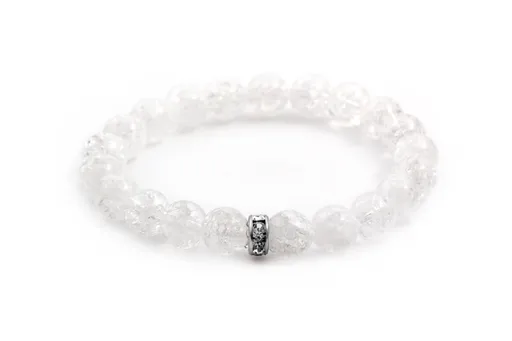 Agato Korálkový náramek z křišťálu MINK50/17