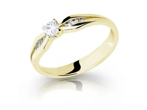Cutie Diamonds Luxusní zásnubní prsten ze žlutého zlata s diamanty DZ6878-2122-10-X-1 55 mm