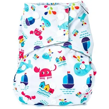 Bobánek Kapsová AIO plenka Premium patentky U moře (17KPP)