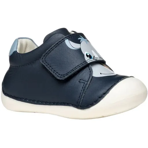 Geox B TUTIM Chlapecké volnočasové boty, tmavě modrá, velikost