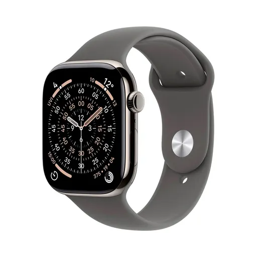 Apple Watch 11 42 mm titan, sportovní řemínek S/M chytré hodinky