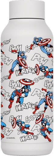 Nerezová termoláhev Solid, 510ml, Quokka, Captain America