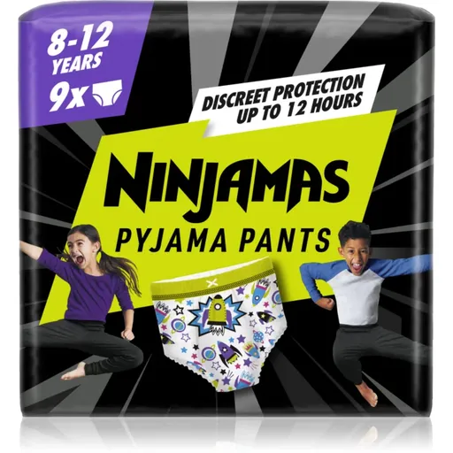 Pampers Ninjamas Pyjama Pants pyžamové plenkové kalhotky 27-43 kg Spaceships 9 ks