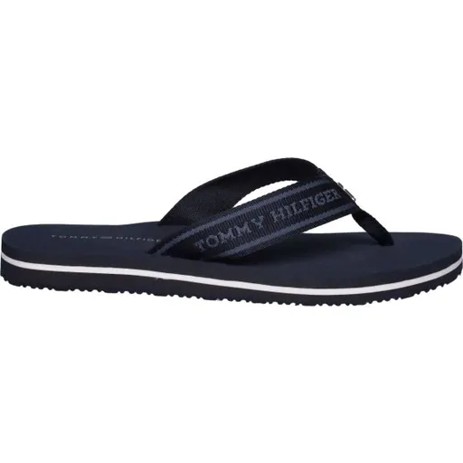 Tommy Hilfiger WEBBING BEACHSANDAL Dámské žabky, tmavě modrá, velikost