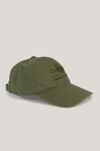 KŠILTOVKA 7-16 LET GANT TONAL SHIELD CAP WASHED OLIVE