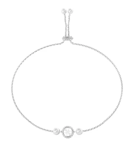 Guess Elegantní ocelový náramek Tiny Pearly JUBB05520JWRHT/U