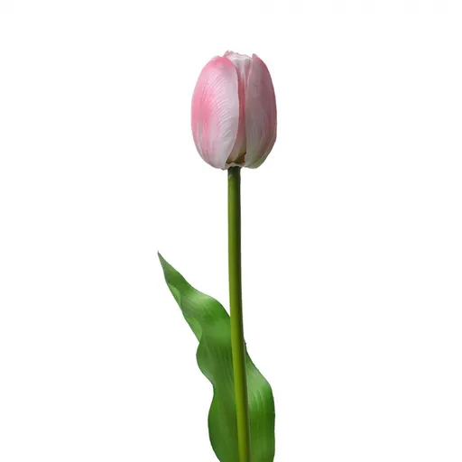 Umělá květina světle růžový tulipán Tulip Pink - 4*4*32 cm Clayre & Eef