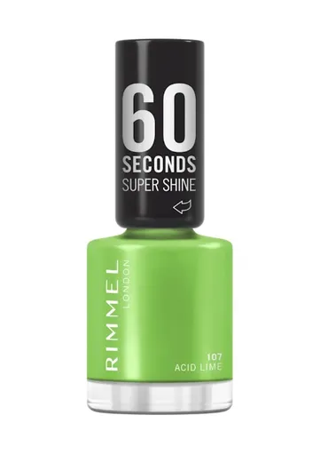 Rimmel Lak na nehty 60 Seconds Super Shine 8 ml 107 Acid Lime