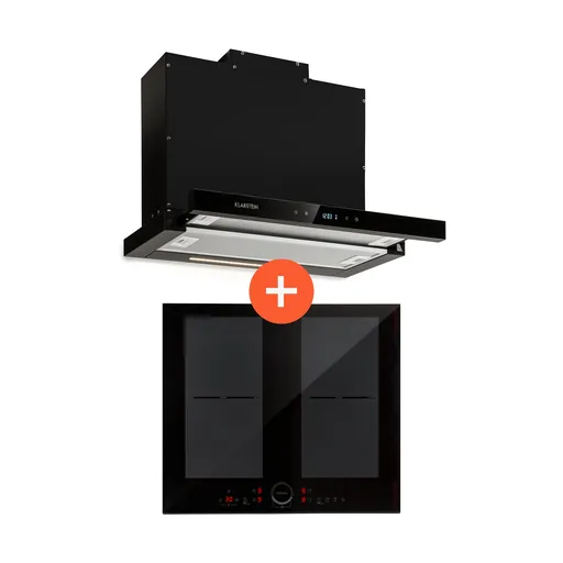 Klarstein Gourmet duo, digestoř a indukční varná deska, výkonné a moderní