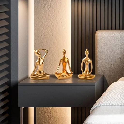 Sada dekorativních předmětů (3 kusy) Yoga