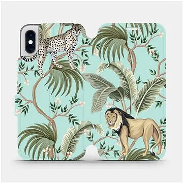 Flip pouzdro na mobil Apple iPhone XS - MP08S Dvě kočičky (5903516786794)